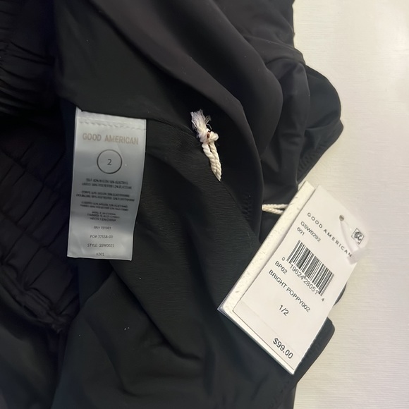 GOOD AMERICAN Waist Framer One Piece Swimsuit in BLACK Size 2/M, 3/L - Picture 10 of 10